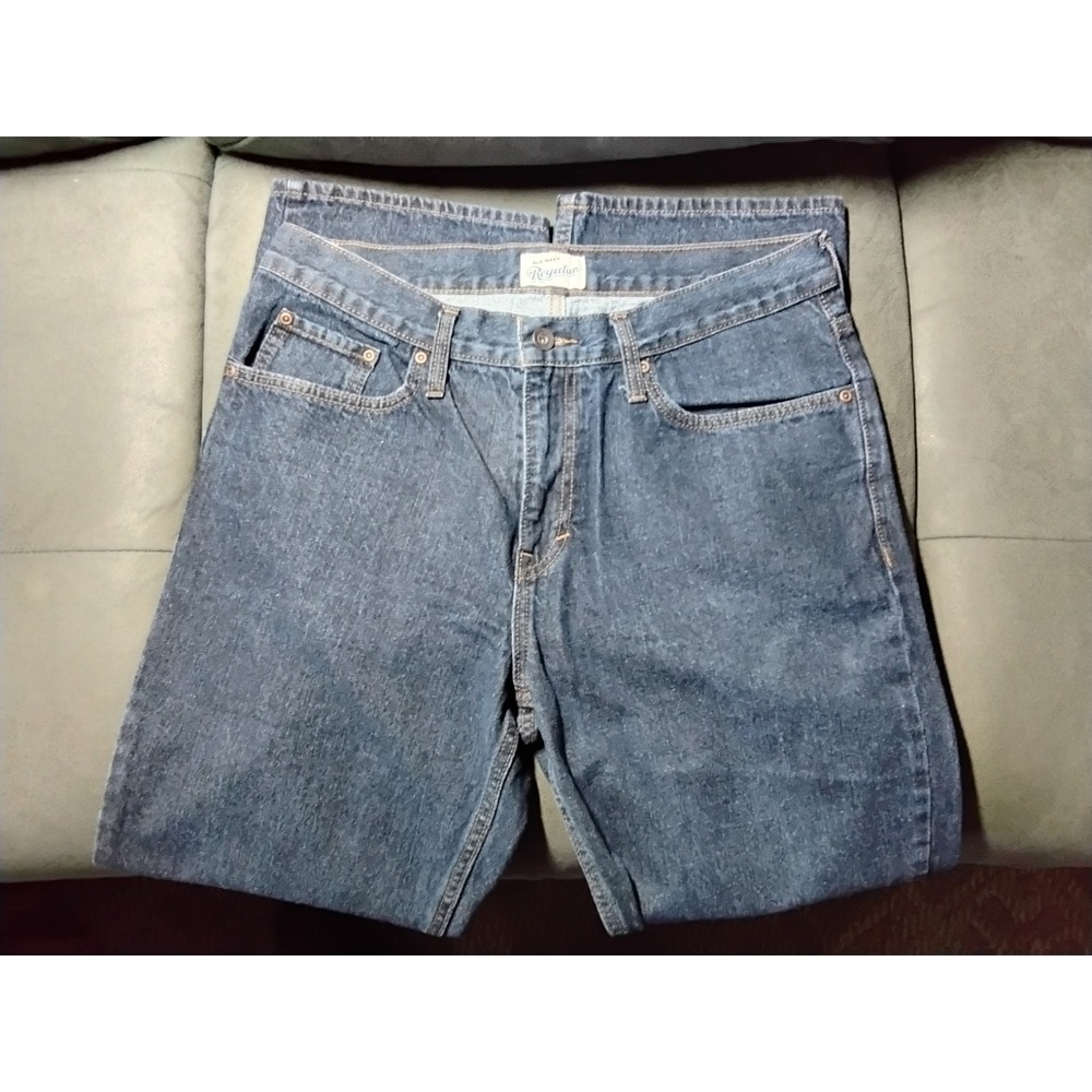 Vintage Old Navy Regular Cut Medium Blue Jeans Mens Size 34X32 (31)